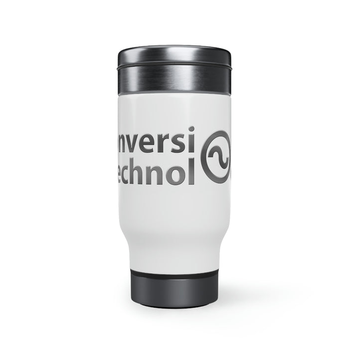 Stainless Steel Travel Mug with Handle, 14oz