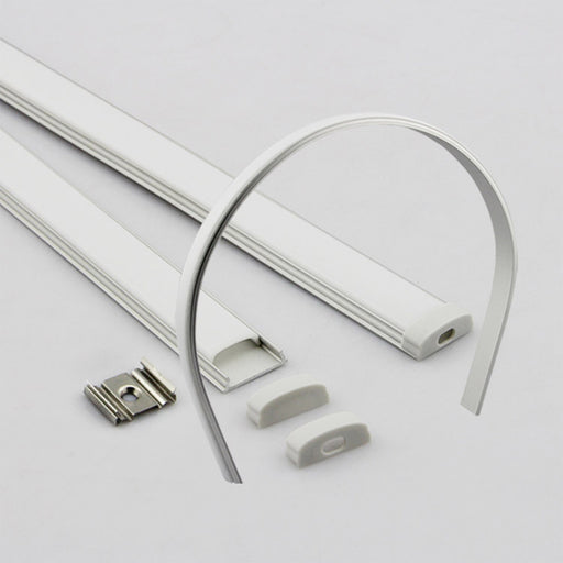 Fuse® LED | LED Profile, Bendable | Diffuser & Housing for 10mm LED Ribbon Lights, Max Flex - Conversions Technology