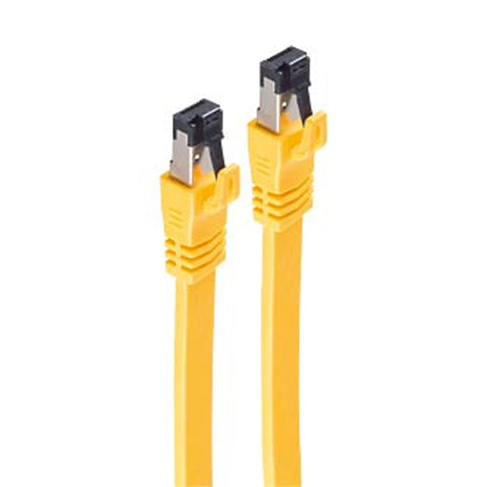 Cat 8 Patch Cord  |  Cat8,  S/FTP Stranded Bare Copper,  Flat  2ft