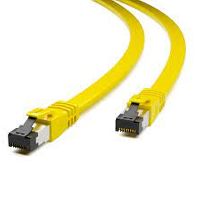 Cat 8 Patch Cord  |  Cat8,  S/FTP Stranded Bare Copper,  Flat  2ft