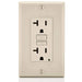 AC Outlet | 20 Amp GFCI Decorator Residential-Commercial (Almond) - Conversions Technology