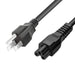 Power Cord | NEMA 5-15P to C5 | 18AWG | 6ft - Conversions Technology