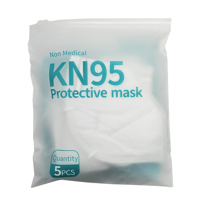 PPE | MASK | Personal Particulate Filtering Facepiece Respirator | FDA / CE Certified, Non-Surgical, KN95 (Pack of 5) - Conversions Technology