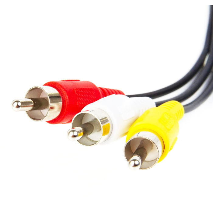 Audio Video Cables | RCA Composite Cable Yellow/White/red | 6ft - Conversions Technology