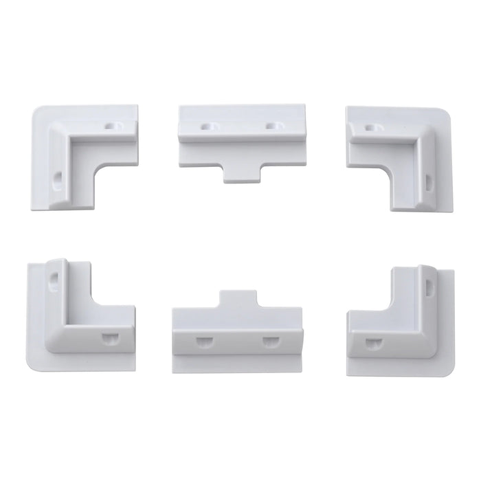 Solar Bracket Mount kit set of 6 White