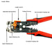 Conversions Technology Tools Adjustable Multi-Function Wire Stripper