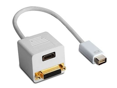 Conversions Technology A/V Adapter Audio Video Adapter  |  Mini DVI  to  DVI/HDMI