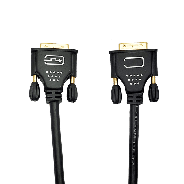 Conversions Technology Audio Video Cable-organized Audio Video Cable  |  DVI  Premium,  Black Aluminum Mold,  50ft