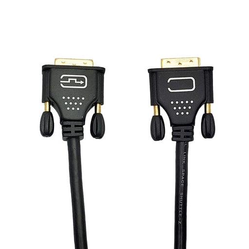Conversions Technology Audio & Video Cables Audio Video Cable  |  DVI  Premium,  Black Aluminum Mold,   6ft