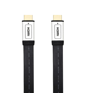 Conversions Tech Audio Video Cable, HDMI Flat, High Speed, Ethernet, Flat, 25ft