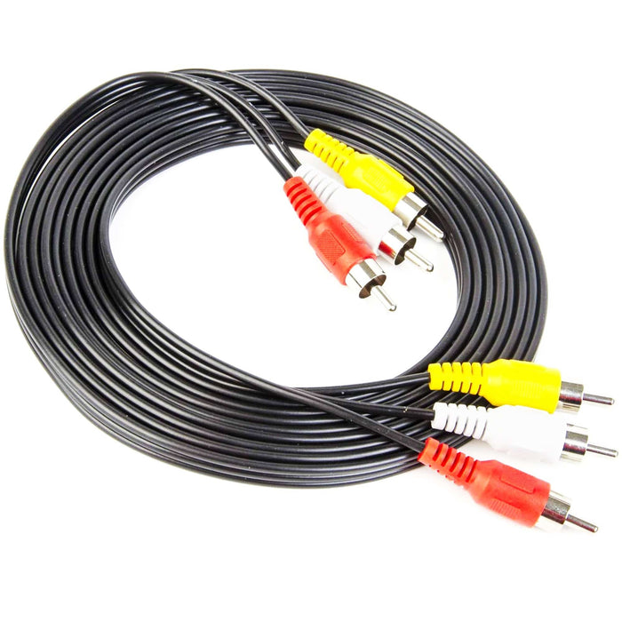 Conversions Technology Audio & Video Cables Audio Video Cables | RCA Composite Cable Yellow/White/red | 12ft
