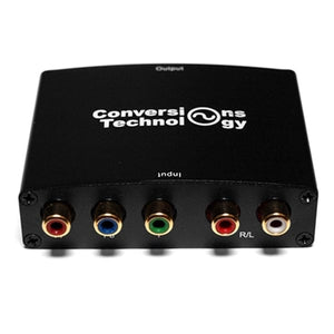 Conversions Technology Audio Video Converter Audio Video Converter  |  Component to HDMI  w/Digital Audio