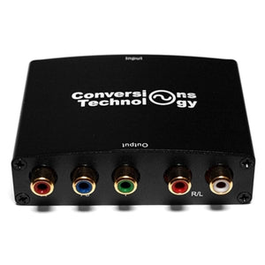 Conversions Technology Audio Video Converter Audio Video Converter  |  HDMI to Component Converter