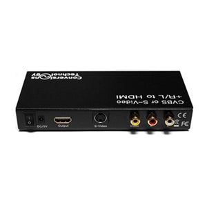 Conversions Tech Audio Video Converter Audio Video Converter  |  S Video to HDMI Converter