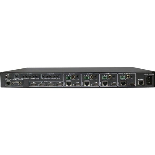 Conversions Technology Audio Video Matrix Audio Video Matrix  |  HDBaseT,  4x4  |  HDMI 2.0 Inputs,  4xHDBaseT Outputs