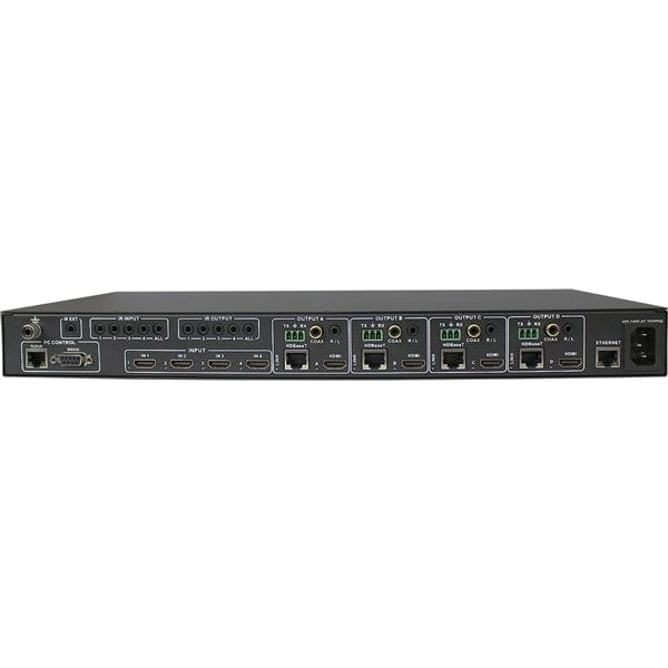 Conversions Technology Audio Video Matrix Audio Video Matrix  |  HDBaseT,  4x4  |  HDMI 2.0 Inputs,  4xHDBaseT Outputs