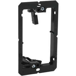 Conversions Technology Wall Plates AV Wall Plate | Low Voltage Bracket | 1 Gang, Black  Easy Install