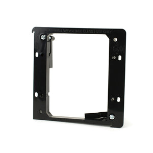 Conversions Technology Wall Plates AV Wall Plate | Low Voltage Bracket | 2 Gang, Black  Easy Install