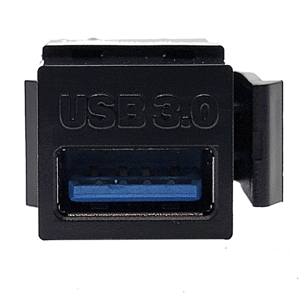 Conversions Technology Keystone Black Keystone Insert  |  USB 3.0,  Coupler Jack