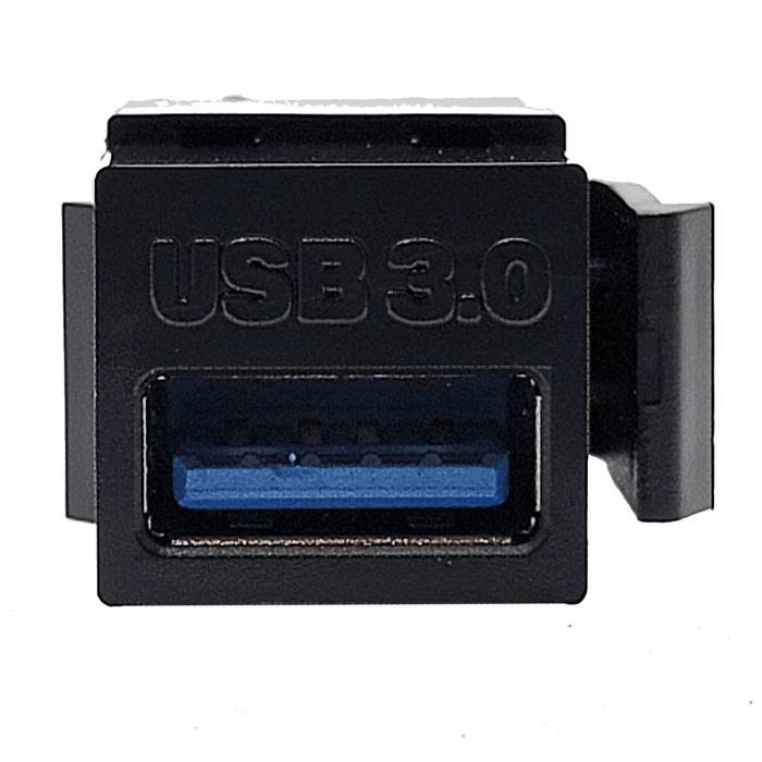 Conversions Technology Keystone Black Keystone Insert  |  USB 3.0,  Coupler Jack
