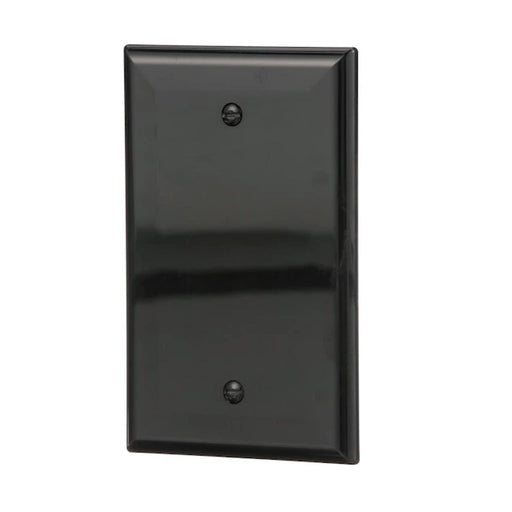 Conversions Technology Wall Plates Blank Wall Plate | 1 Gang | Black