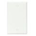 Conversions Technology Wall Plates Blank Wall Plate | 1 Gang | white