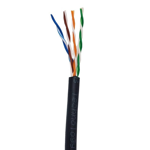 Sigma Wire & Cable Bulk Cat5e Cat5e CMR 1000ft Box | Black | Bare Copper | Riser |  Ethernet Cable