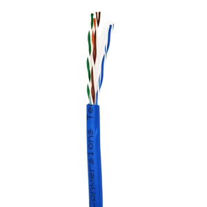 Sigma Wire & Cable Bulk Cat6 Cat6 CMP 1000ft Box | Blue | Bare Copper | Plenum | Ethernet Cable