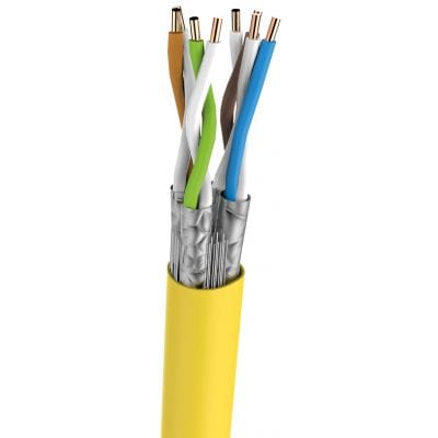 Sigma Wire & Cable Bulk Cat7 Category 7 Cable | cat7 ethernet cable 250 ft yellow