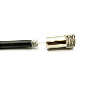 Conversions Technology Coax Accessories Coax Connector RG6 F Push-On Connector 50 pcs