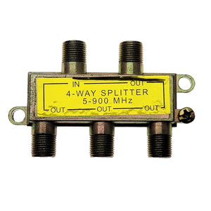 Conversions Technology Coax Accessories Coax Splitter 900 MHz 4-way Over the Air