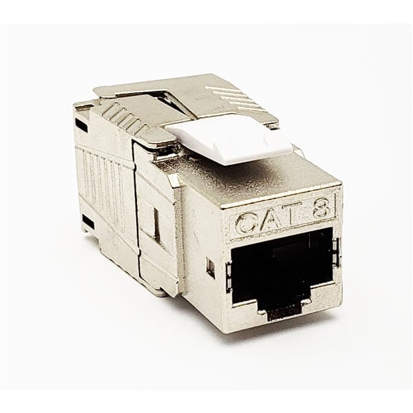 Conversions Technology Modular Plug Connector  RJ45  |  Cat8  8P8C Modular,  Field Terminable Plug,  Shielded,  Snap-In Boot