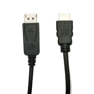 Omicron® Audio Video Cable Displayport to HDMI,   6ft