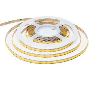 Conversions Technology LED Ribbon Lighting Dotless LED Ribbon Light | 528LED/m, Natural White, 8mm, 12V