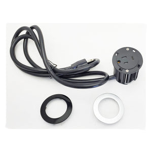 Conversions Technology Hardware > Power & Electrical Supplies > Power Outlets & Sockets Embedded power outlet with built in fast charge USB type-c | ETL rated