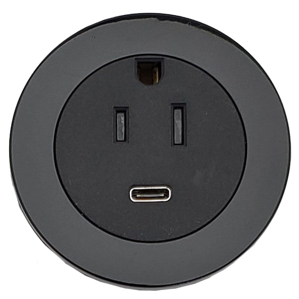 Conversions Technology Hardware > Power & Electrical Supplies > Power Outlets & Sockets Embedded power outlet with built in fast charge USB type-c | ETL rated