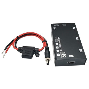 Epsilon® Audio Video Splitter Epsilon®  |  Audio Video Splitter  |  1x4 HDMI Splitter  |  Support 4k, UHD, 12V hook up