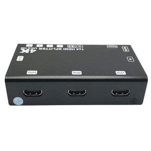 Epsilon® Audio Video Splitter, 1x4 HDMI Splitter, Support 4k, UHD, 12V hook up