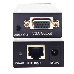 Conversions Technology Audio Video Splitter/Extender Epsilon®  |  Audio Video Splitter/Extender  |  VGA 4 way splitter Extender 900 feet over cat5 over Cat5e 900 Feet