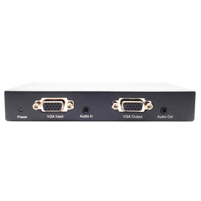 Conversions Technology Audio Video Splitter/Extender Epsilon®  |  Audio Video Splitter/Extender  |  VGA 4 way splitter Extender 900 feet over cat5 over Cat5e 900 Feet