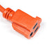 Conversions Technology Extension Cord | 25 ft  3-wire extension cord 16/3 orange indoor outdoor   16/3 25ft
