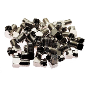 Conversions Technology Coax Accessories F Connector | Female to  Male,  90 Degree/Right Angle