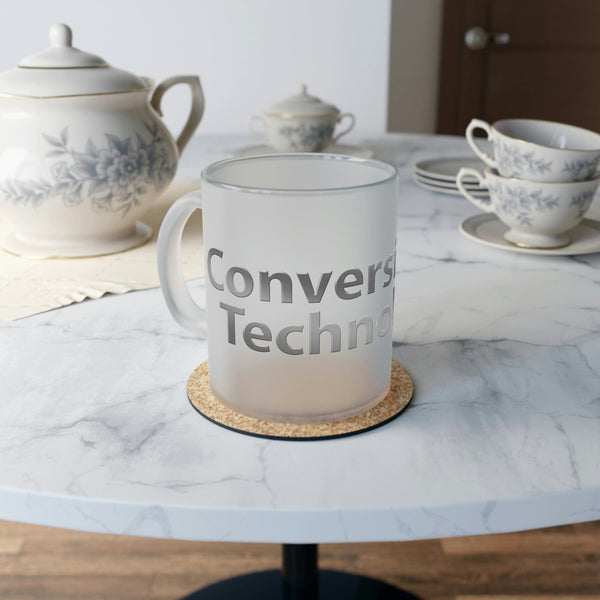 Printify Mug 11oz / Frosted Frosted Glass Mug