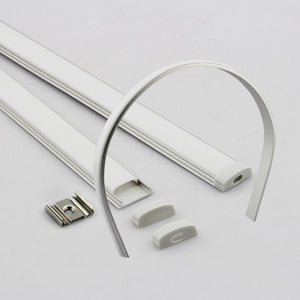 Conversions Tech Fuse® LED, LED Profile, Bendable, Diffuser & Housing for 10mm LED Ribbon Lights, Max Flex