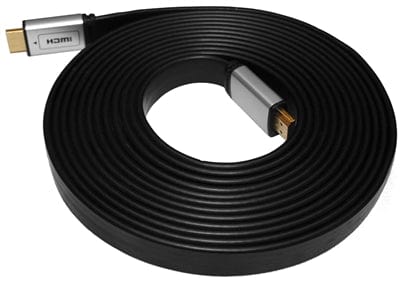 conversions Technology Audio Video Cable HDMI Flat Cable High Speed w/Ethernet,  Flat   (Multiple Lengths Available)
