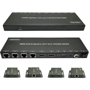Conversions Technology Audio Video Splitter/Extender HDMI Splitter/Extender  |  1x4 HDMI Splitter Over POE