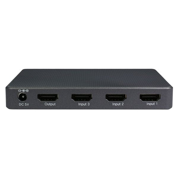 Conversions Technology Audio Video Switcher HDMI  Switcher  3x1  |  Supports 18Gbps