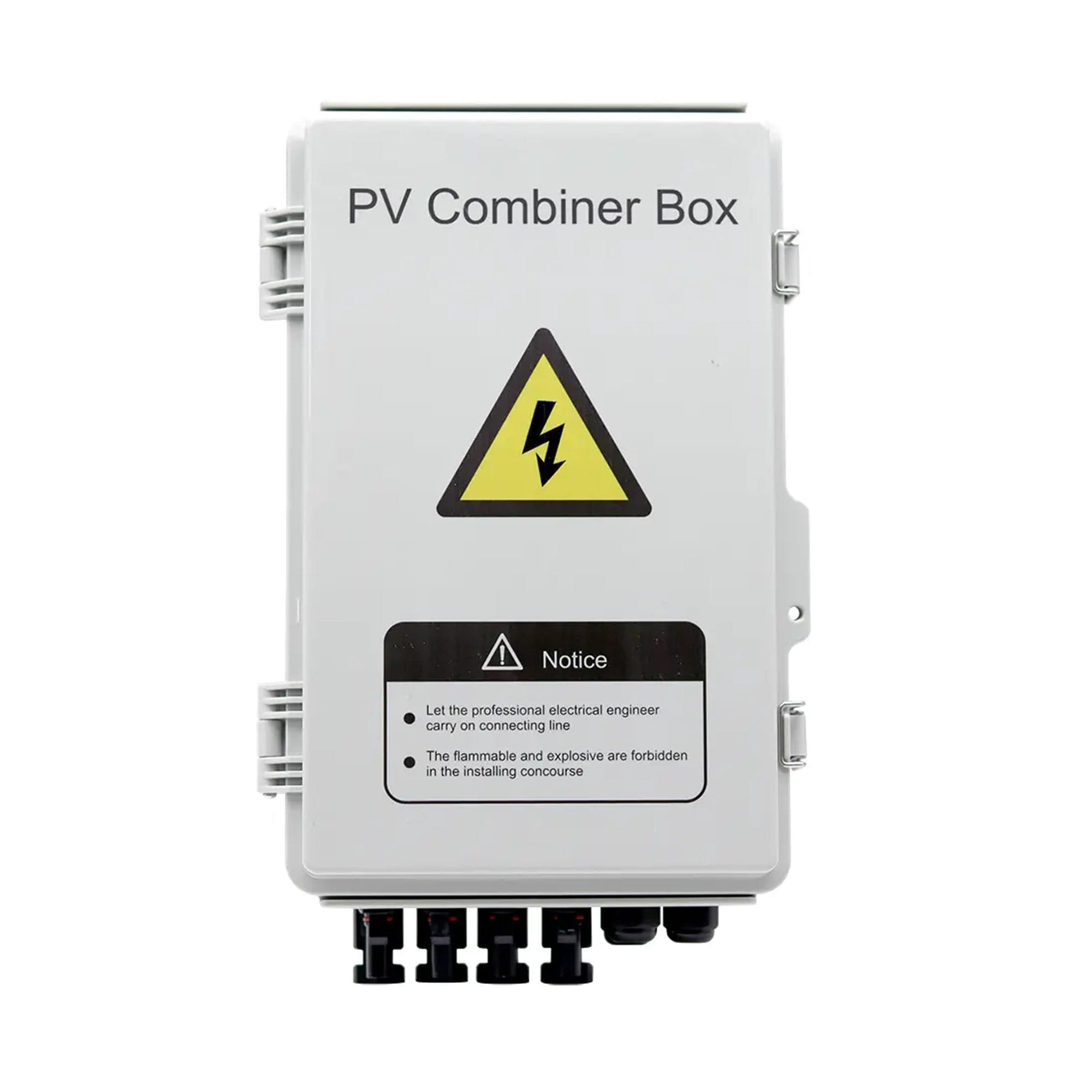 IP65 Rated 4 in 1 out 4 600V 1000V DC Solar PV Combiner Box ...