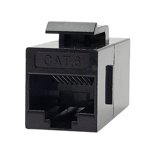 Conversions Technology Keystone Keystone Insert  |  Cat6  Coupler,  Unshielded,  Black