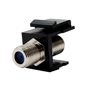 Conversions Technology Keystone Keystone Insert  |  F81  Coupler,  Black